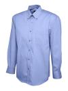 UC701 Mens Pinpoint Oxford Full Sleeve Shirt Mid Blue colour image